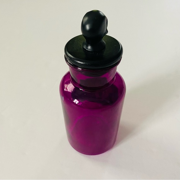 Target | Bats Decorative Halloween Glass Bottle GUC Skull - Picture 3 of 6